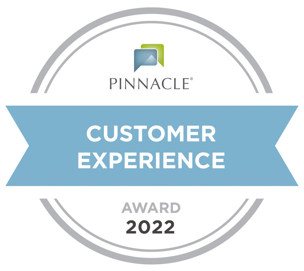 Pinnacle Award logo transparent cust experience award